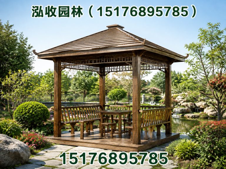 保定塑木地板展示图